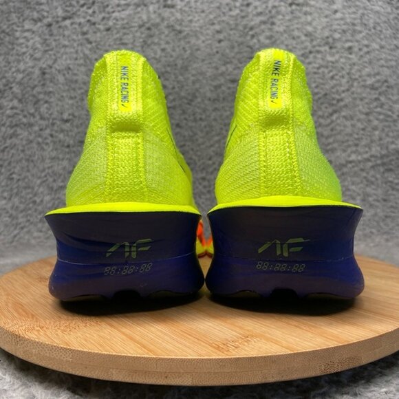 Nike Air Zoom AlphaFly NEXT% 3 'Fast Pack' Size 10 Men Volt FD8311-700 - Picture 5 of 7